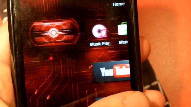Droid 2 Live wallpaper on Samsung Galaxy S смотреть онлайн