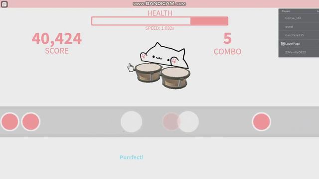 roblox bongo cat gameplay lol смотреть онлайн