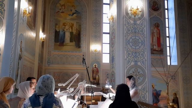 «Честнейшую Херувим».(А.Марков). Регент Екатерина Артюхова. смотреть онлайн