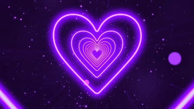 Neon Heart Background?Purple Heart Background | Neon Heart Background Video | Wallpaper Heart Loop