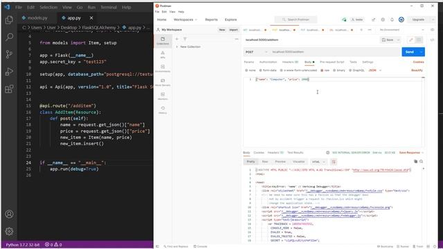 Python Flask Tutorial #10 - Verbindung von PostGres & Flask Rest-API смотреть онлайн