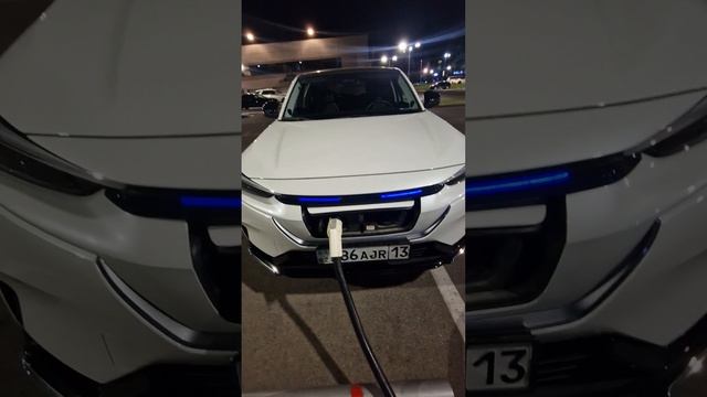 Электромобиль HONDA E:NS1 2022. (ENS1) Зарядка электрички электростанцией 60Квт/ч