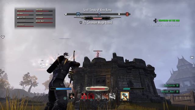 The Elder Scrolls Online: The Legion Of Exile's pvp defending a castle смотреть онлайн