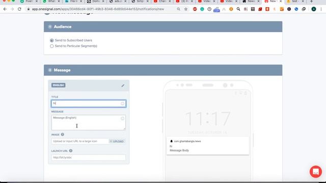 How to send push notification from OneSignal Hindi смотреть онлайн