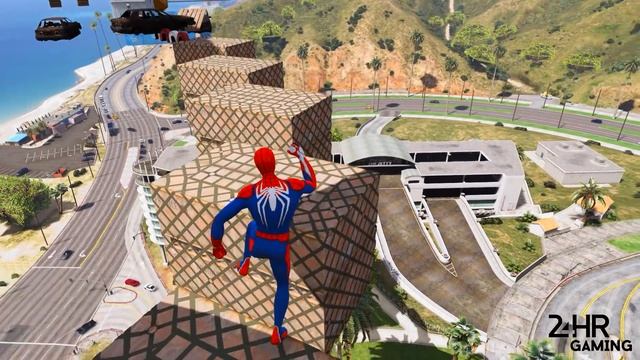 GTA 5 Spiderman Parkour Funny Fails #23 смотреть онлайн