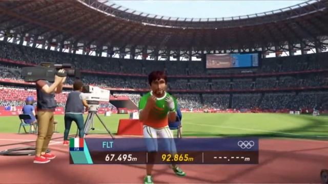 Olympic Games Tokyo 2020 - The Official Video Game. World Record and Gold Medal in Hammer Throw смотреть онлайн