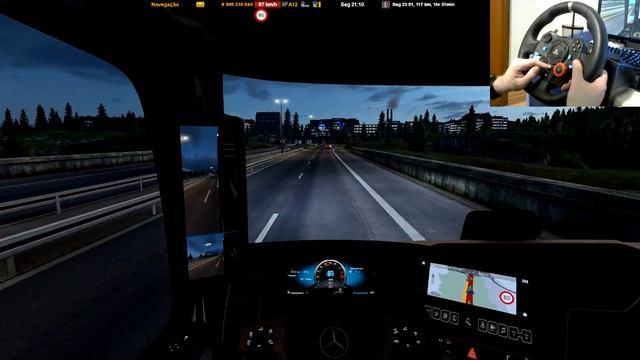[1.38]MERCEDES BENZ ACTROS MP5 - KANDALAKSHA/TORNIO - QUASE QUE ESTOURA O PNEU! - PROMODS смотреть онлайн