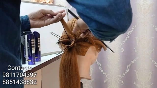 How To Make Roses Hairstyle! Hairstyling!Hair Updoos!