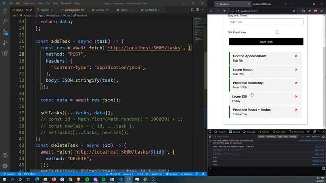 Local mock JSON Server смотреть онлайн