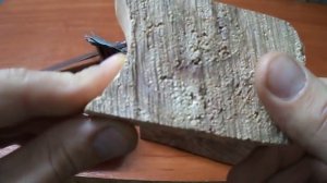 Нож из быстрореза Р6М5  "Рапид", рукоять из березы  A knife with his hands from HSS