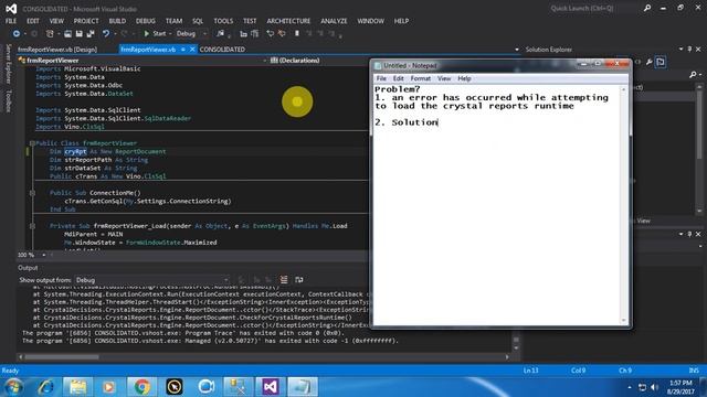 Fix in a second! error has occurred while attempting to load the crystal reports runtime смотреть онлайн