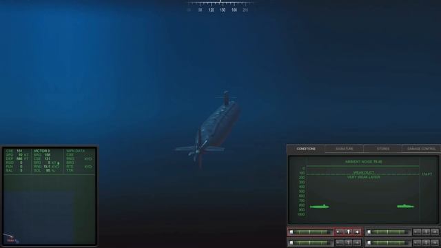 GIANT SUBMARINE BATTLE SIMULATOR, TORPEDO DESTRUCTION | Cold Waters Single Mission Gameplay 1 смотреть онлайн