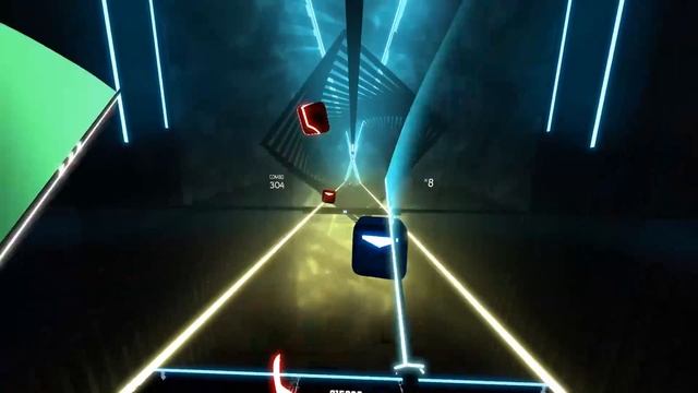 Beat Saber Expert Mode But I Installed Way Too Many Mods (Swords, Rainbow, & More) смотреть онлайн
