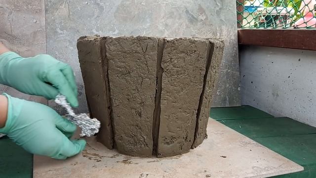 КАДУШКА из Цемента и Ведра // Что можно сделать из Старого Ведра смотреть онлайн