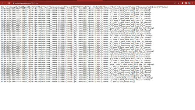 PHP Curl api.openai.com with stream demo смотреть онлайн