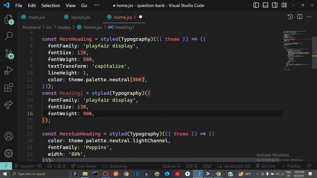 Question Bank Project - React JS Routing & Styling the Home Page UI हिंदी में [5] смотреть онлайн