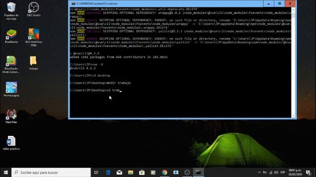 Como instalar vue.js y editar el primer proyecto смотреть онлайн