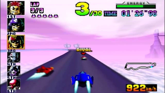 F-Zero X (N64) walkthrough - White Land смотреть онлайн