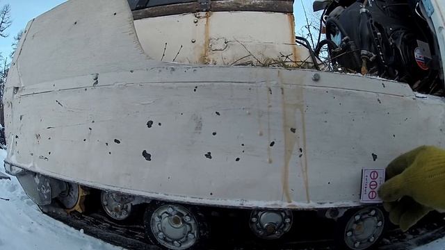 Натяжка и регулировка гусениц на снегоходе БУРАН. смотреть онлайн