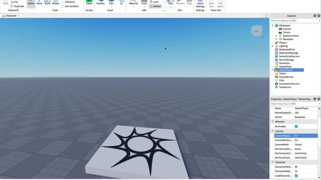 Как зафиксировать камеру от первого лица в Roblox Studio! смотреть онлайн