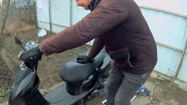 Как завести скутер после зимы или длительного простоя смотреть онлайн