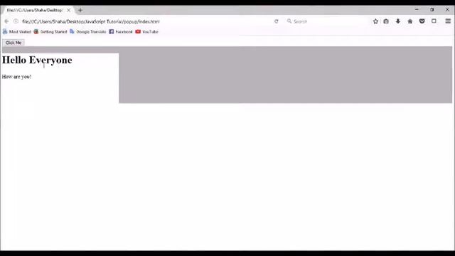 How to make a Popup box using JavaScript web design смотреть онлайн