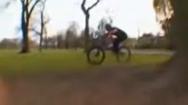 Прикол! Кувырок на велосипеде