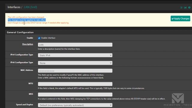 How to change the pfsense default web admin https port and LAN IP with new DHCP range? смотреть онлайн