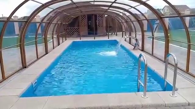 Бассейн в частном доме смотреть онлайн