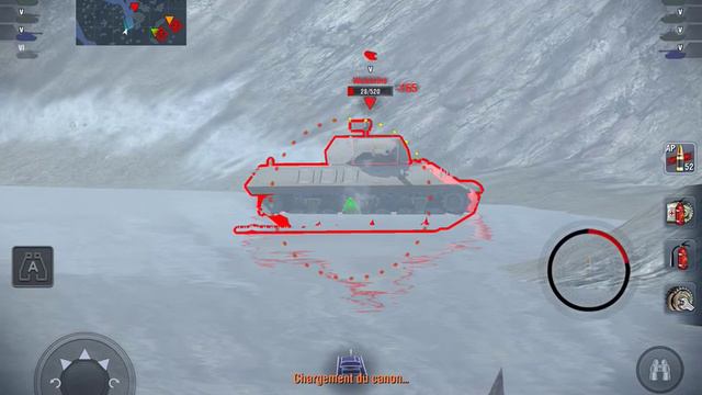 World of tanks blitz iPad Air 2 (Malinovka en hiver) tiers 7 AT 15A смотреть онлайн