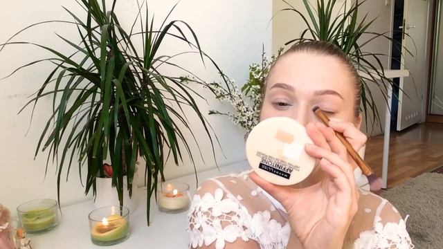 Весенний макияж палеткой Eveline- Rose