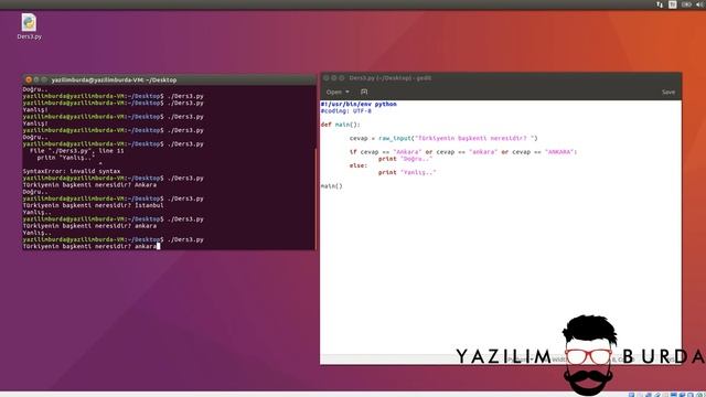 Python Ders 3 - If Else Yapısı Ve List смотреть онлайн