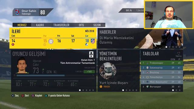 Fifa 17 TrabzonSpor Kariyer / ÖLÜM KALIM MAÇI ATL.MADRID / #34 смотреть онлайн