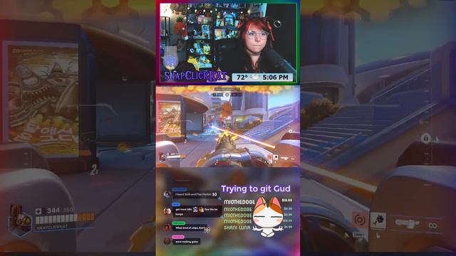 OVERWATCH - Getting Gud at Ranked .. hopefully XD ♥ Live Stream смотреть онлайн