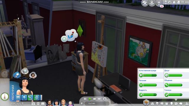 Создание картины Sims 4 смотреть онлайн