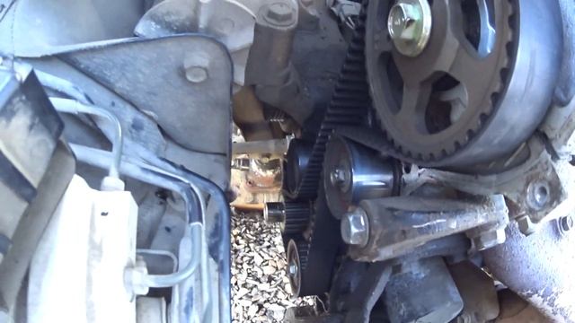 Тойота корса двигатель 4 E-FE замена ремня ГРМ смотреть онлайн