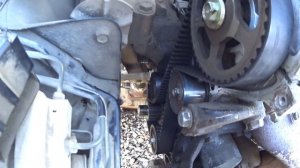 Тойота корса двигатель 4 E-FE замена ремня ГРМ