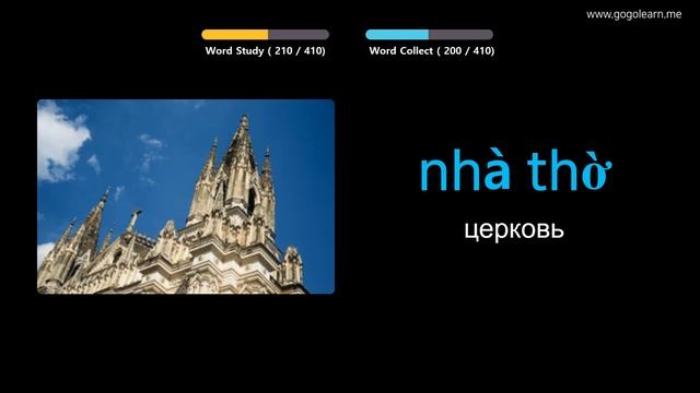 Выучить вьетнамский через картинки |вьетнамский словарь средняя школа1 | Golearn