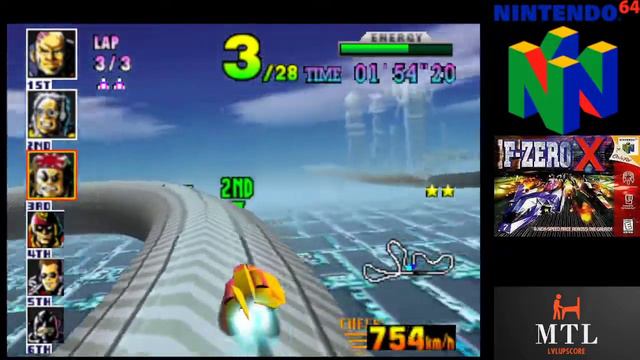 F-Zero X (N64 Emulated) Joker League GP - All Difficulties смотреть онлайн