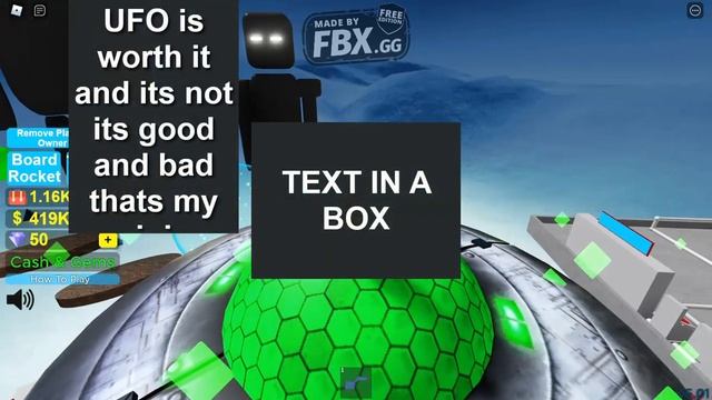 UFO Showcase (READ DESC) 3-2-1 Blast Off Simulator Demention 2