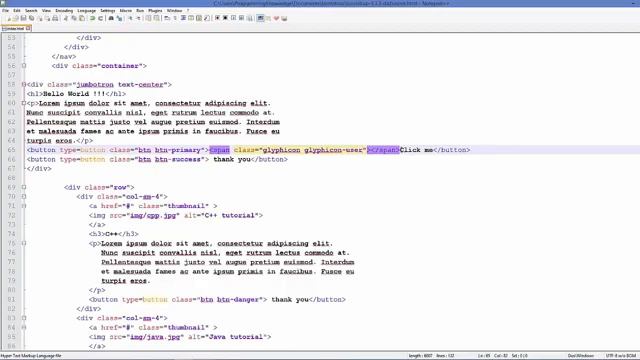 12 Adding Glyphicons Bootstrap смотреть онлайн
