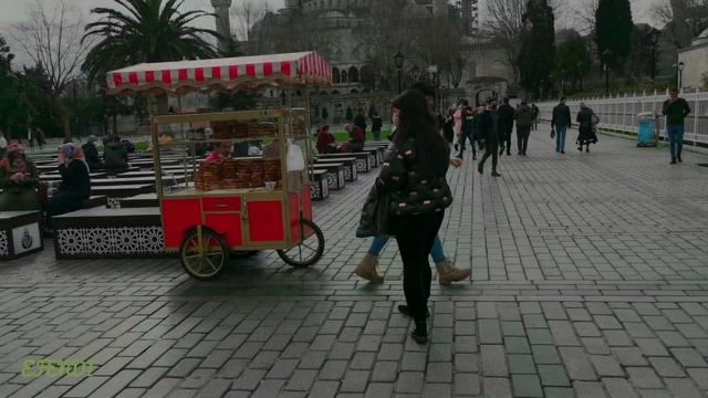 Гуляем по Стамбулу. Площадь Султан Ахмет. смотреть онлайн