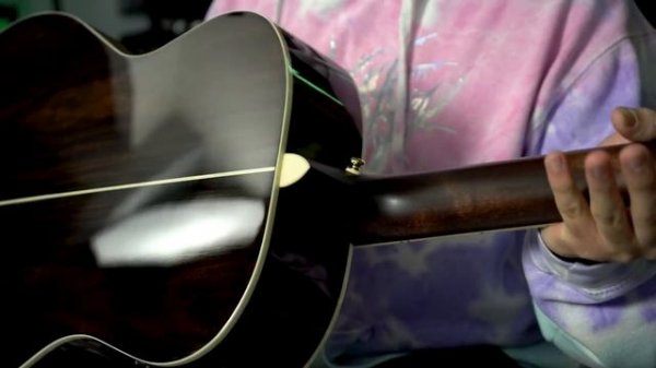 Drop G BARITONE Acoustic Guitar... Haunting Beautiful Sound!