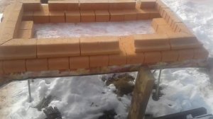 Печь. Плинтус грубый.