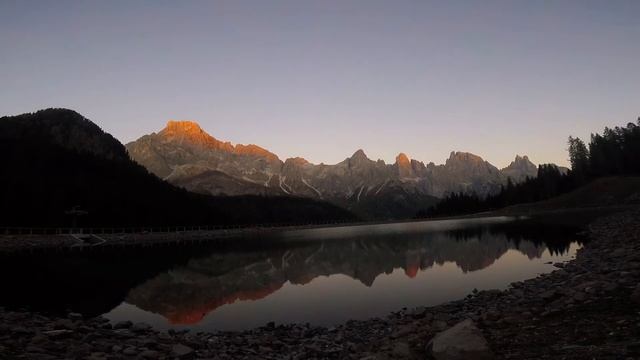 Enrosadira San Martino di Castrozza - Dolomiti - Trentino смотреть онлайн