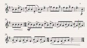 «Danse Du Sax» («Танец с саксофоном») минусовка и ноты для саксофона-сопрано. Темпы 100-150