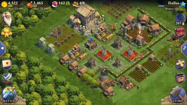 DomiNations - Bronze Age Base Design смотреть онлайн