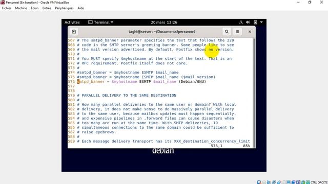 Video 4 configuration du POSTFIX sur debian 11 смотреть онлайн