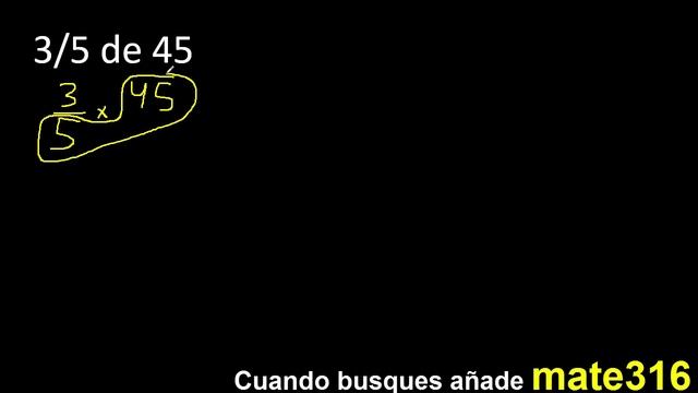 3/5 de 45 , fraccion de un numero , parte de un numero смотреть онлайн