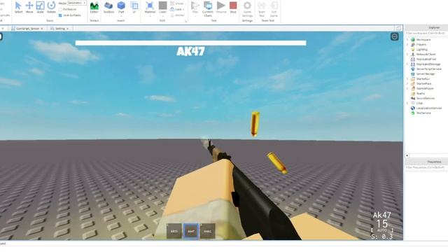 Roblox Gun Animation Showcase - AK47 смотреть онлайн